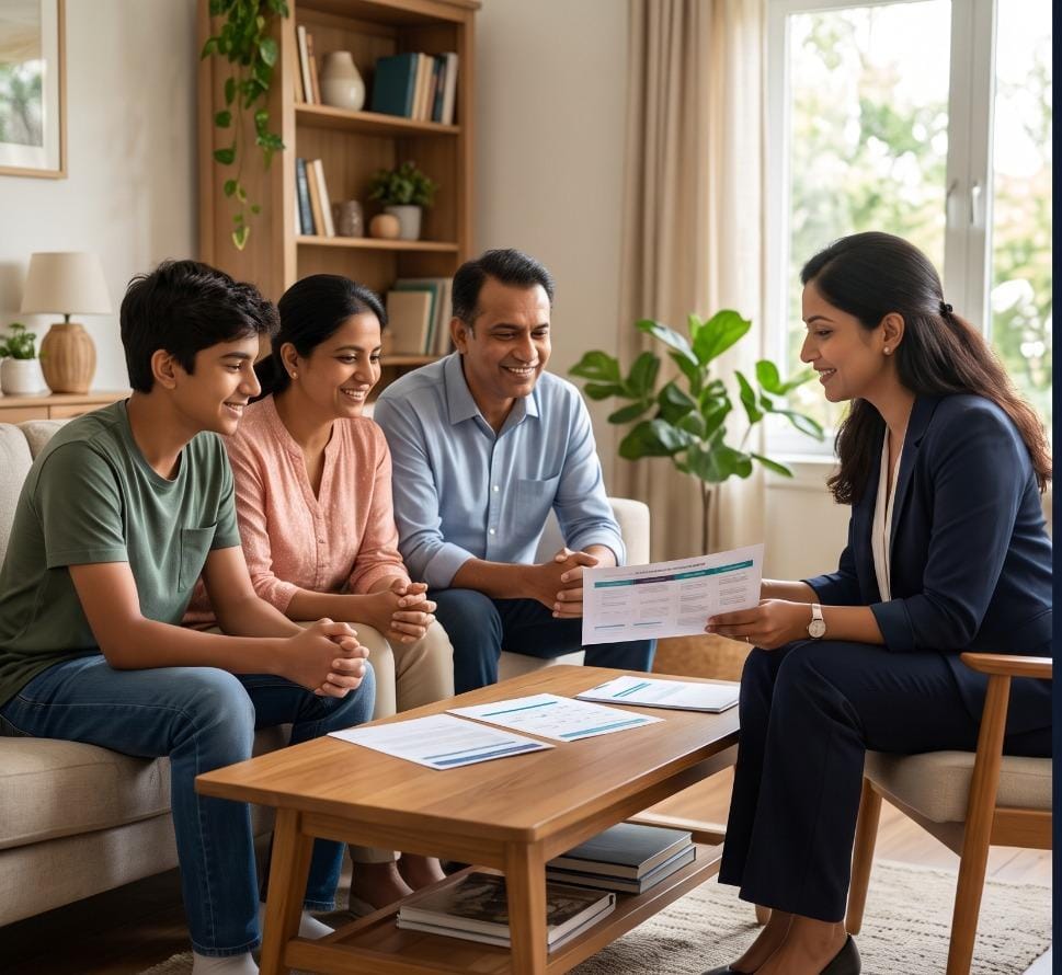 One-on-one career counseling session with a written roadmap